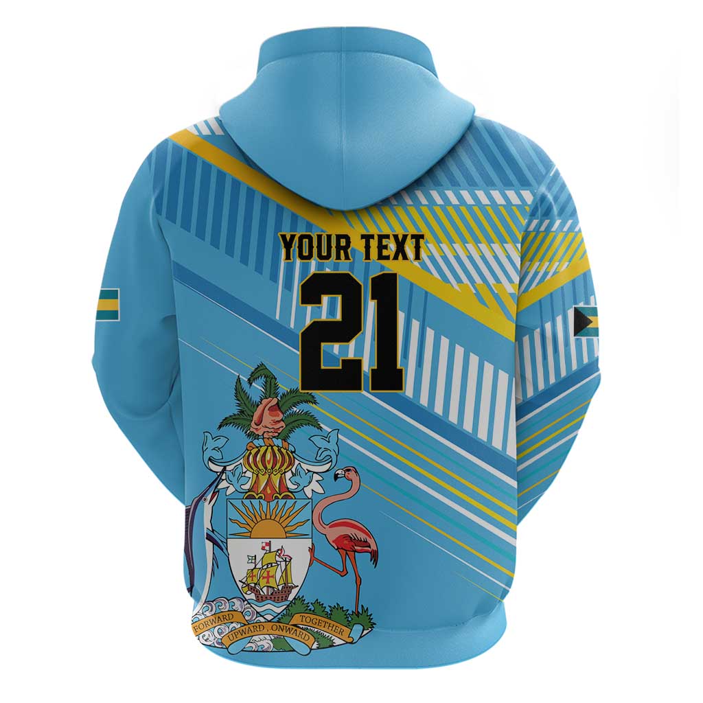 The Bahamas Cricket Custom Hoodie Marlin Flamingo Come On Bahamian LT9