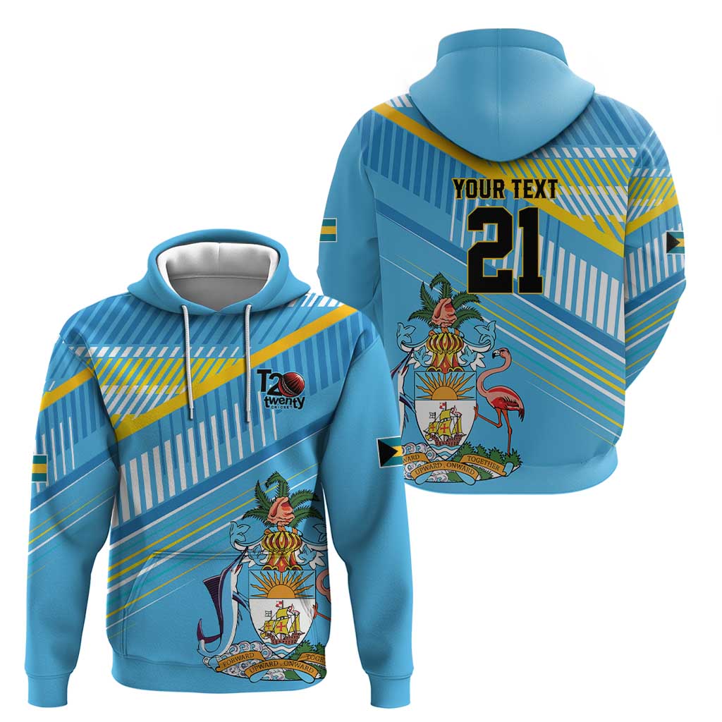 The Bahamas Cricket Custom Hoodie Marlin Flamingo Come On Bahamian LT9
