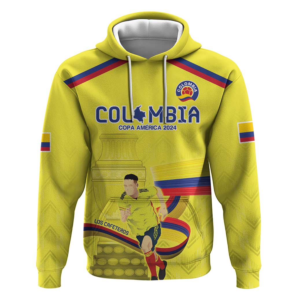 Colombia Champion Football Custom Hoodie Proud To Be Los Cafeteros LT9