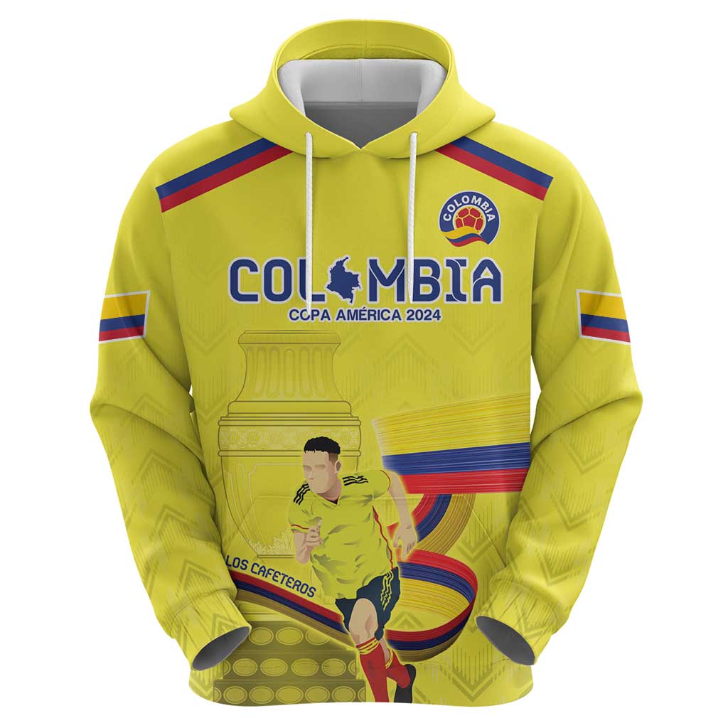 Colombia Champion Football Custom Hoodie Proud To Be Los Cafeteros LT9
