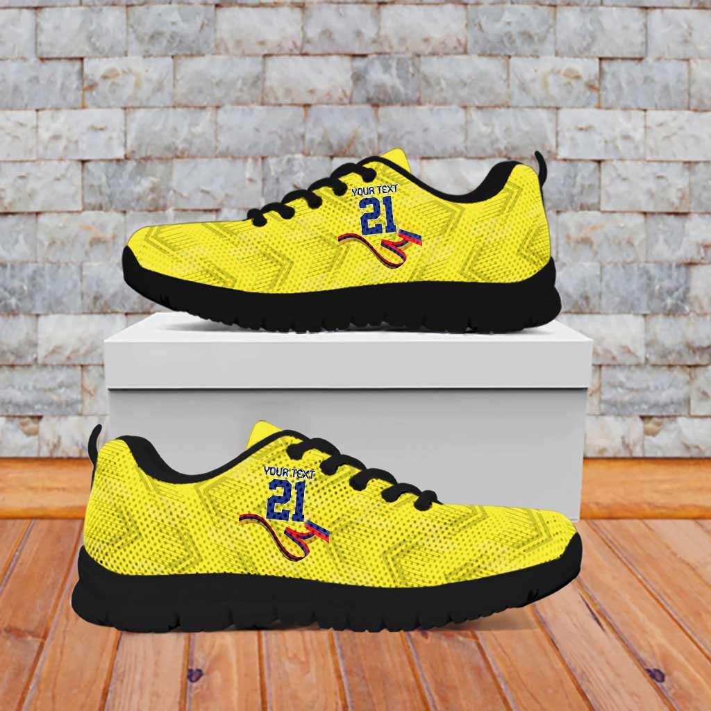 Colombia Champion Football Custom Sneakers Proud To Be Los Cafeteros LT9