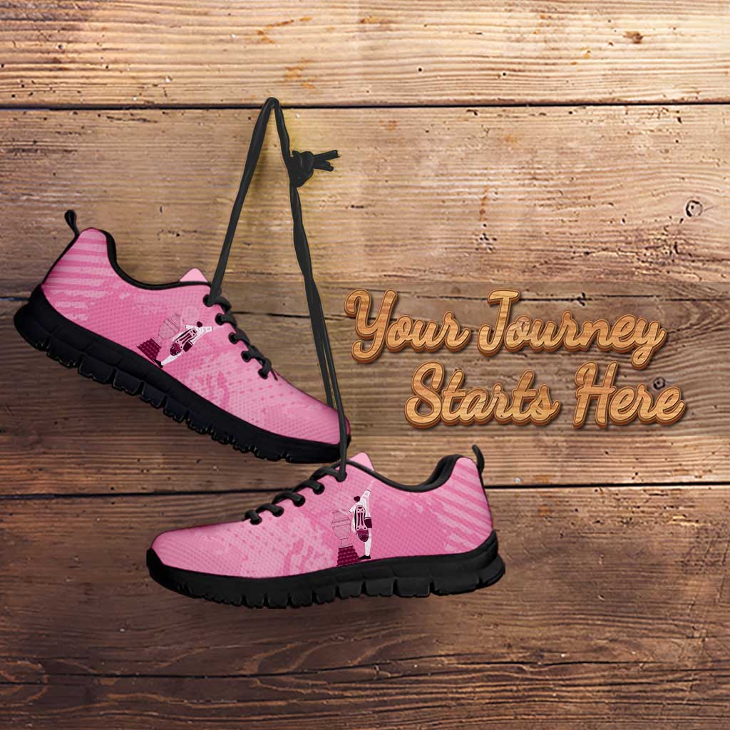 Argentina Football Sneakers Campeones De la Historia - Pink Style LT9