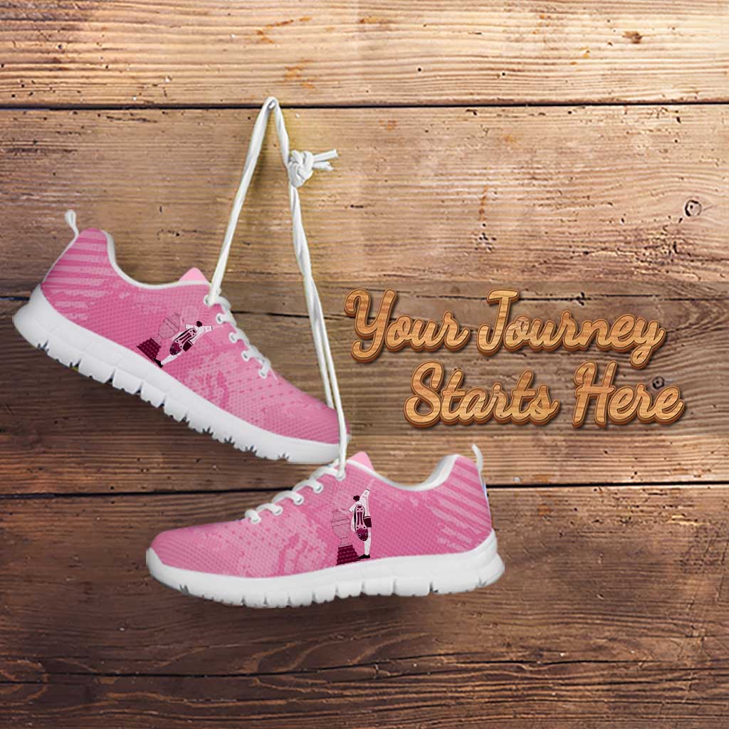 Argentina Football Sneakers Campeones De la Historia - Pink Style LT9
