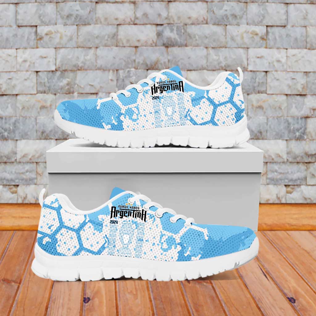 Argentina Football Sneakers Campeones De la Historia - Blue Style LT9