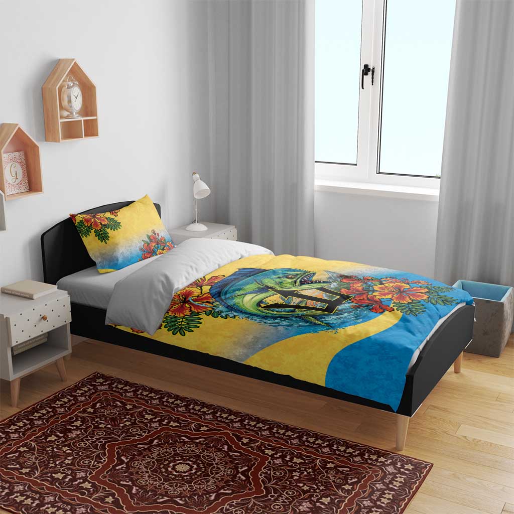 Black Barbadians Mahi-mahi Trident Bedding Set LT9