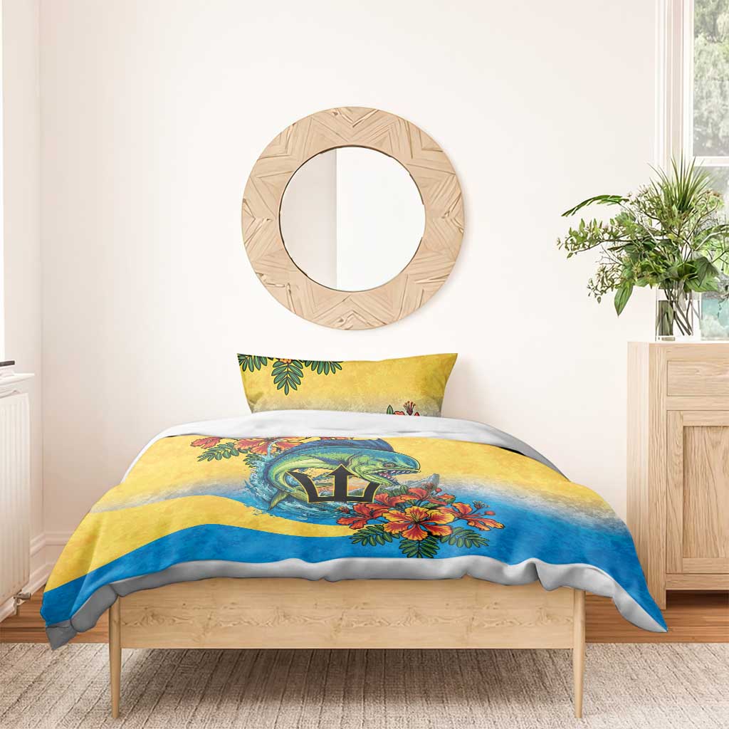 Black Barbadians Mahi-mahi Trident Bedding Set LT9