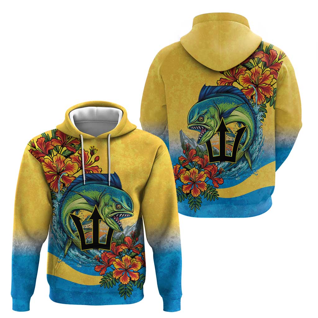 Barbados Mahi-mahi Trident Hoodie LT9