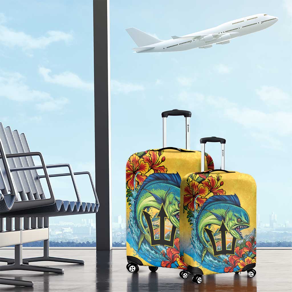 Barbados Mahi-mahi Trident Luggage Cover LT9