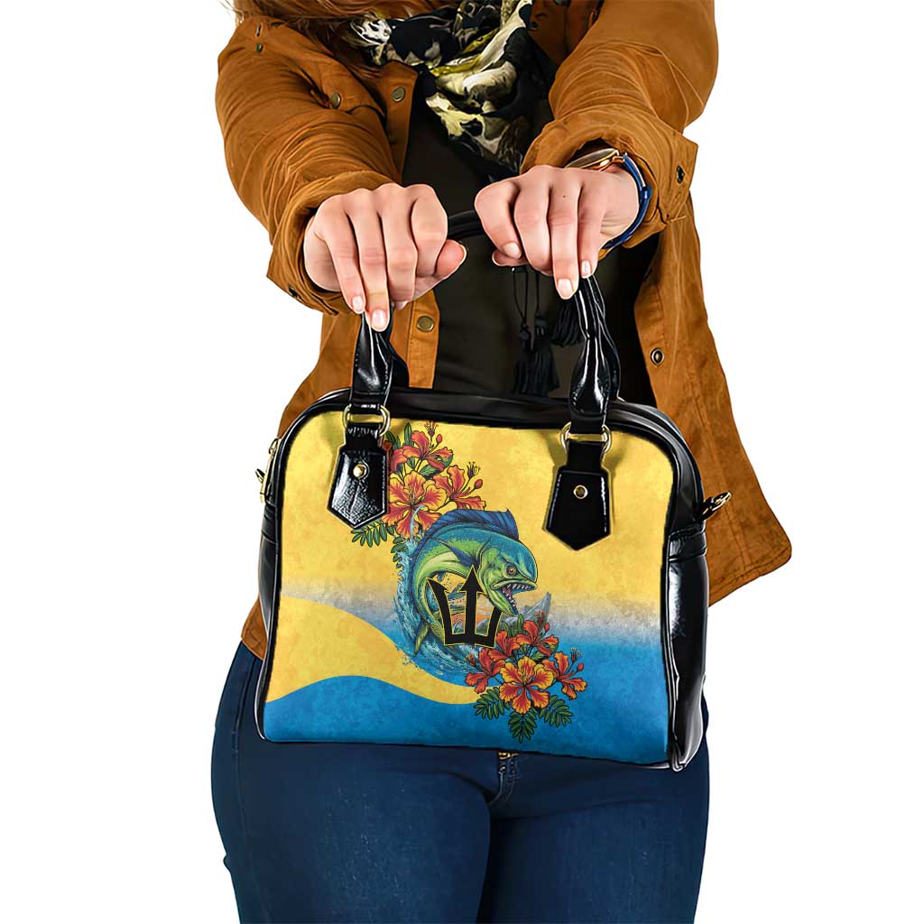 Barbados Mahi-mahi Trident Shoulder Handbag LT9