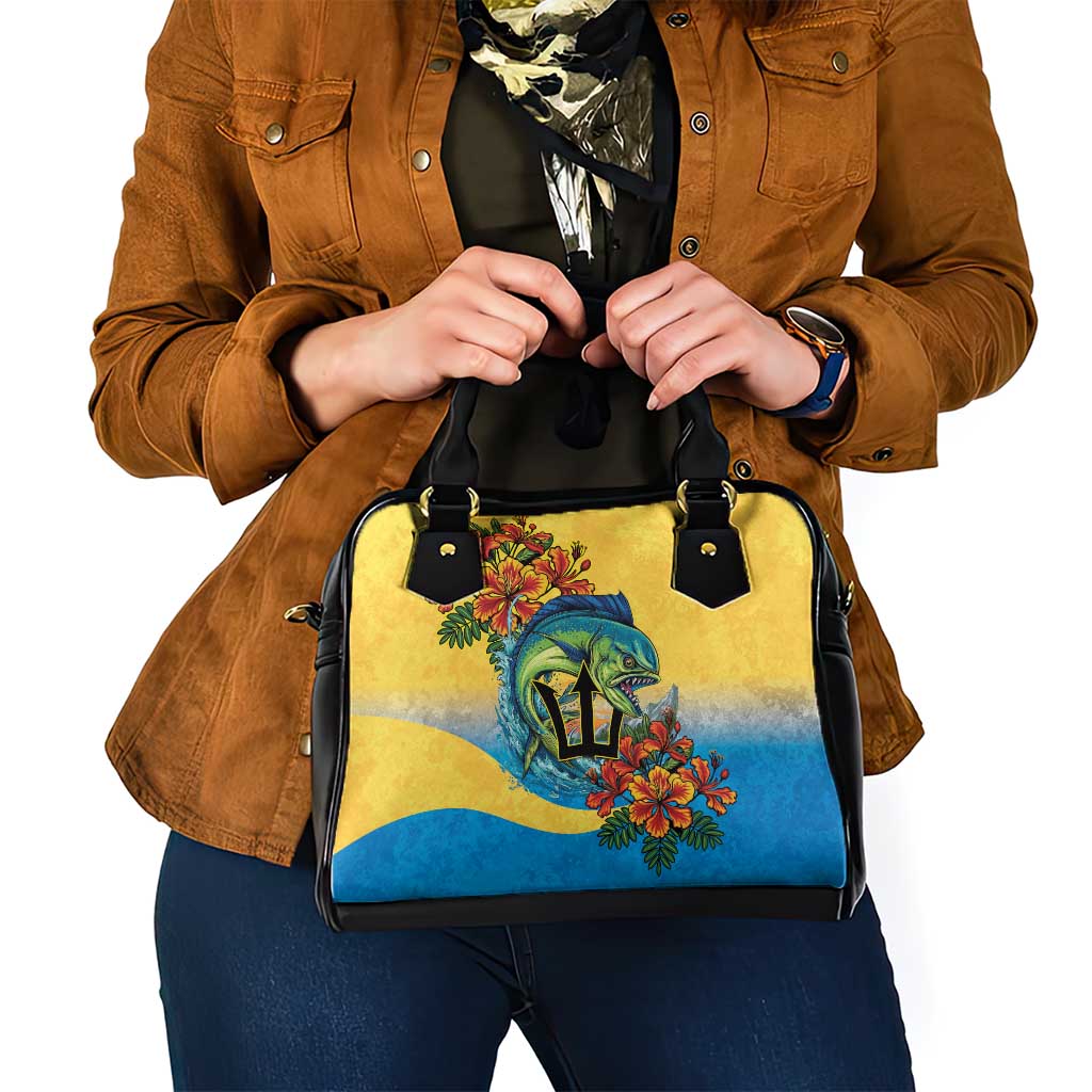 Barbados Mahi-mahi Trident Shoulder Handbag LT9