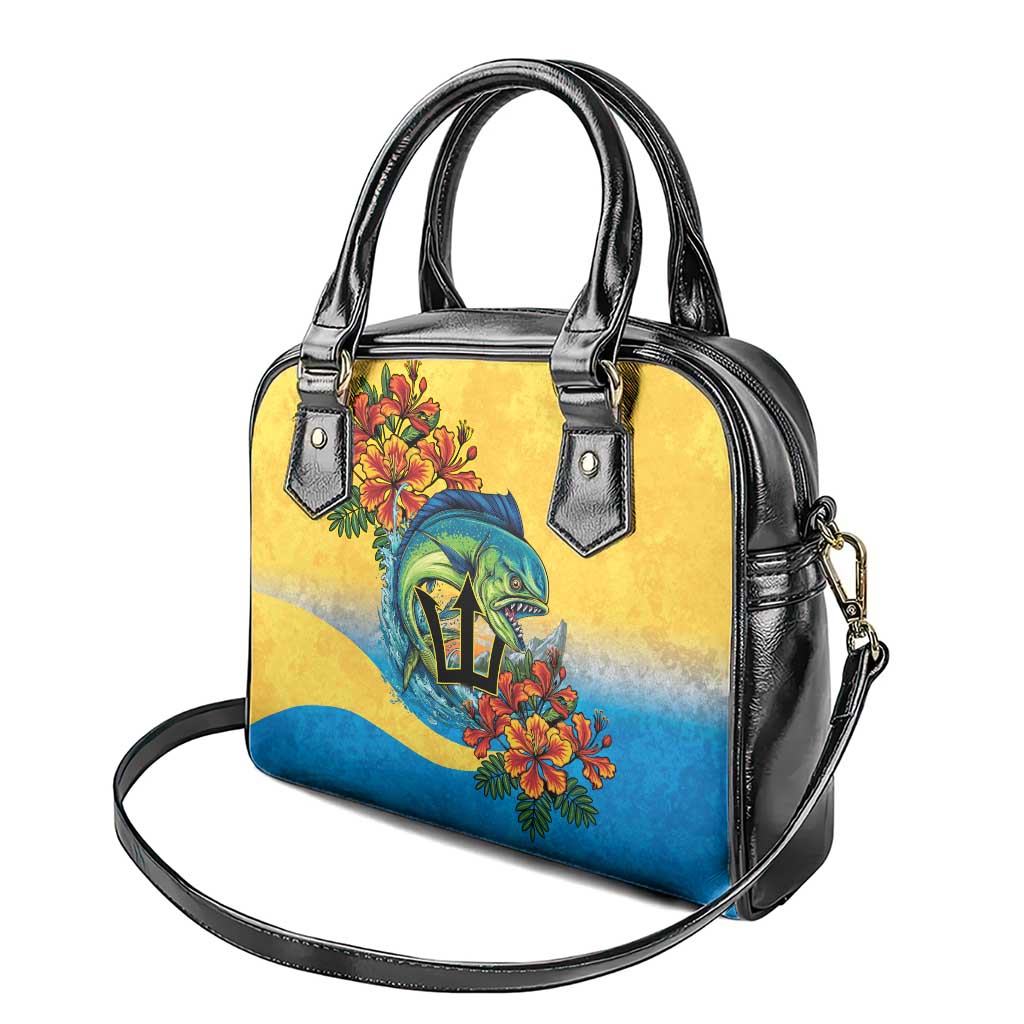 Barbados Mahi-mahi Trident Shoulder Handbag LT9