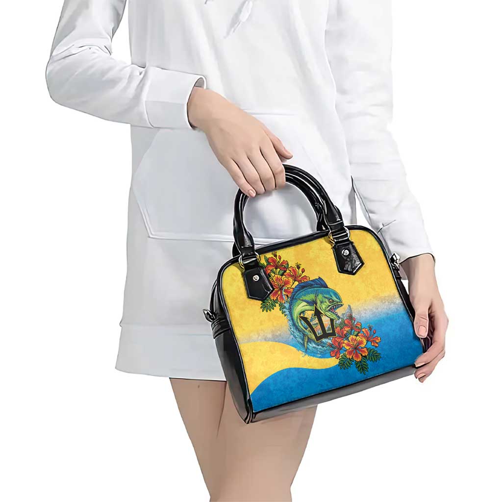 Barbados Mahi-mahi Trident Shoulder Handbag LT9