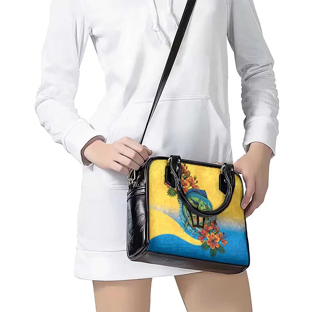 Barbados Mahi-mahi Trident Shoulder Handbag LT9