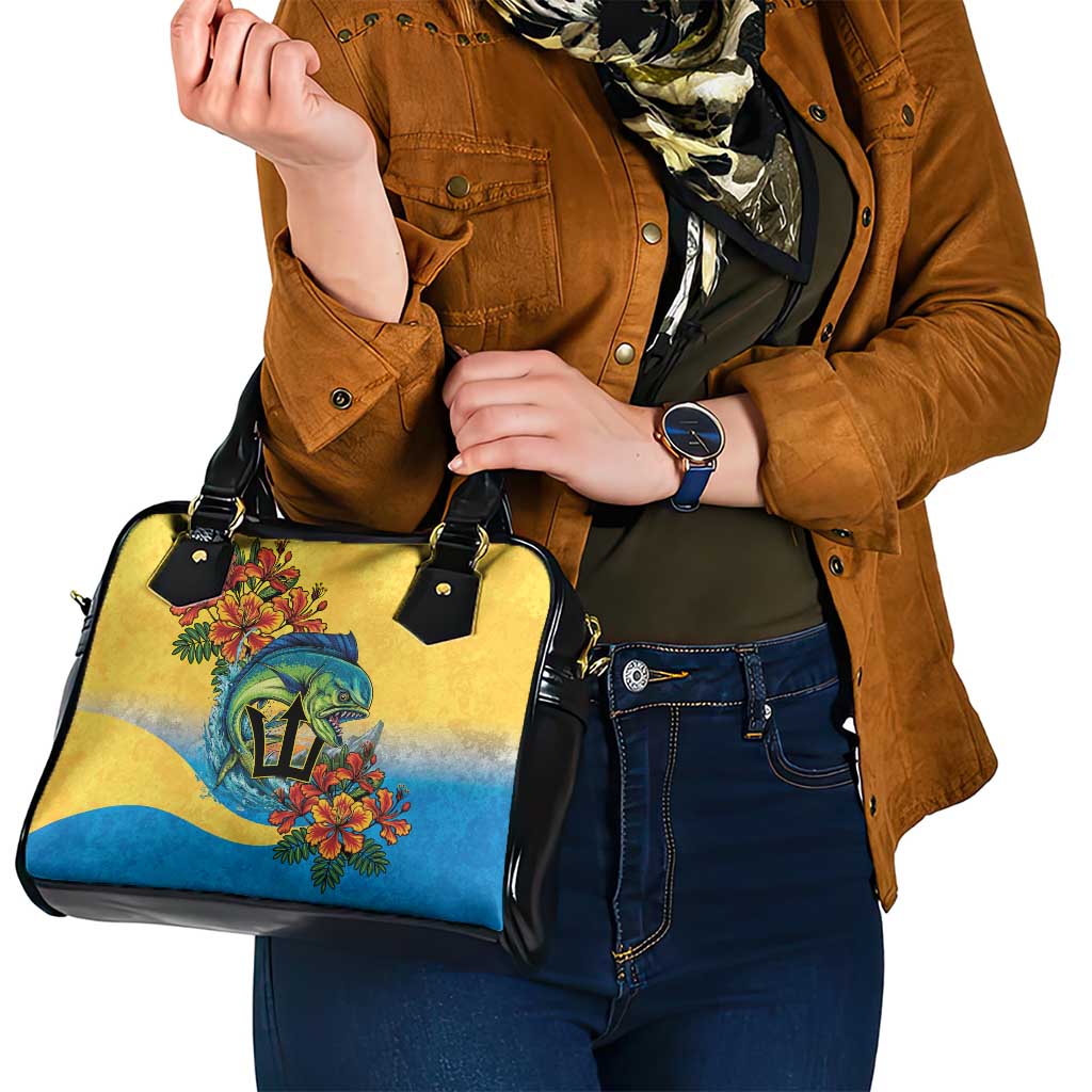 Barbados Mahi-mahi Trident Shoulder Handbag LT9