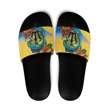 Barbados Mahi-mahi Trident Slide Sandals LT9