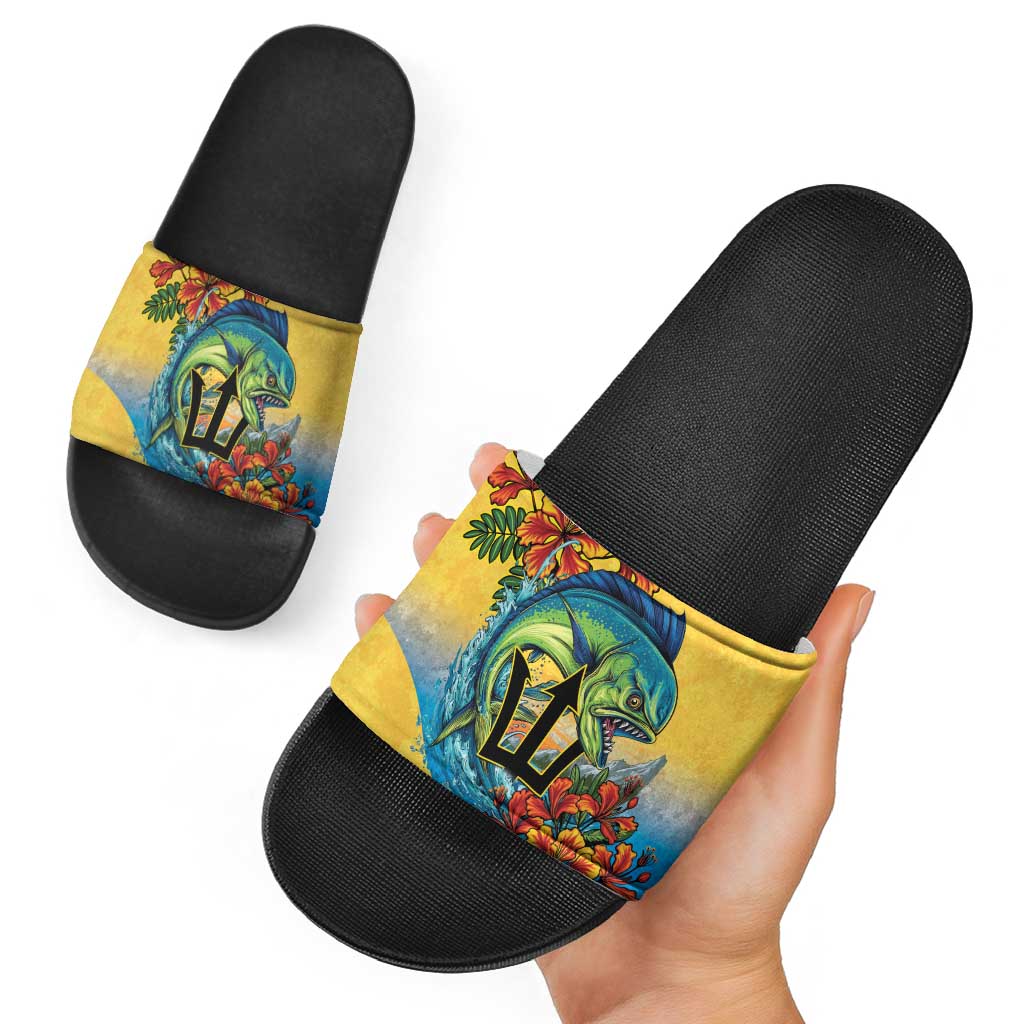 Barbados Mahi-mahi Trident Slide Sandals LT9
