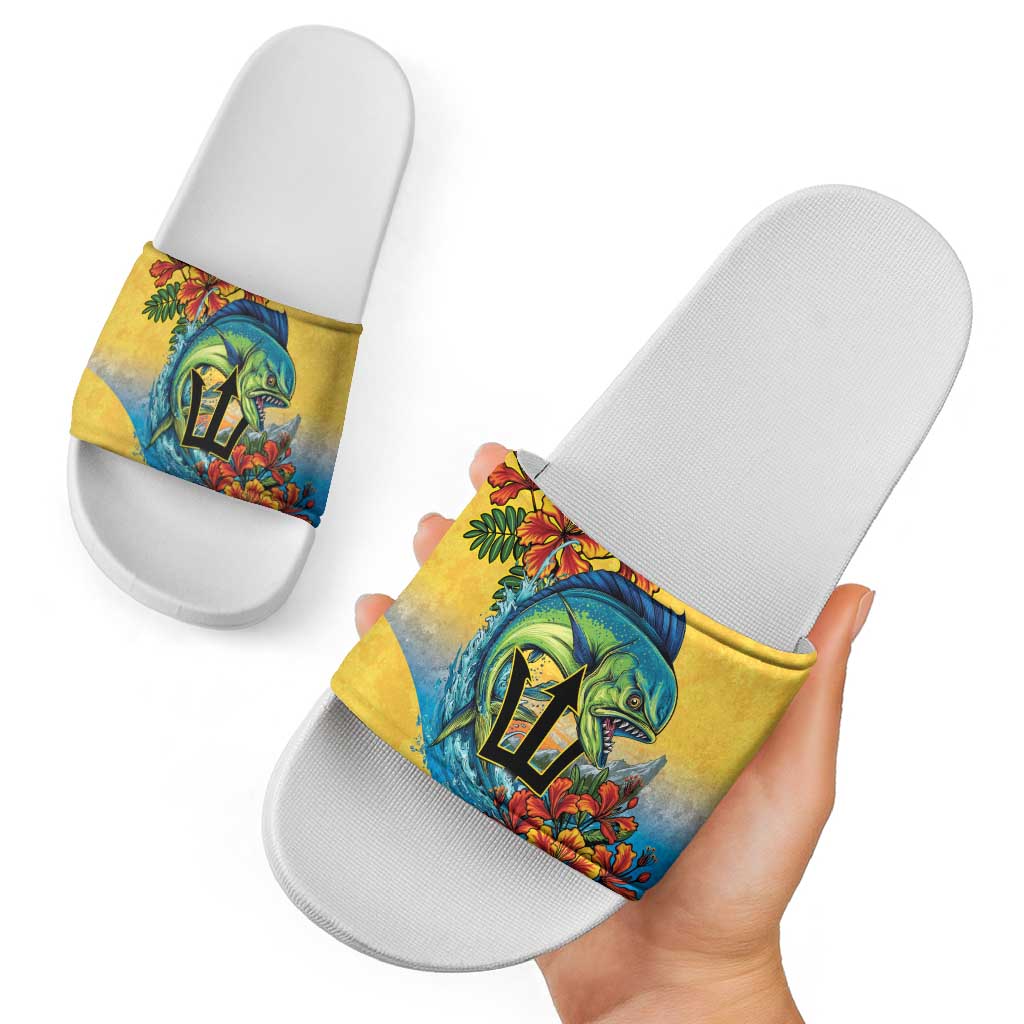 Barbados Mahi-mahi Trident Slide Sandals LT9