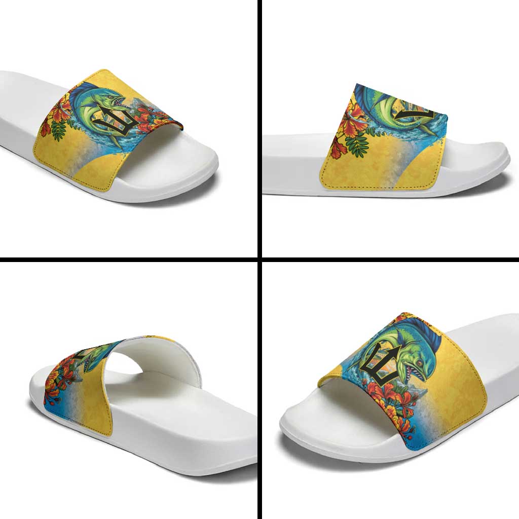 Barbados Mahi-mahi Trident Slide Sandals LT9