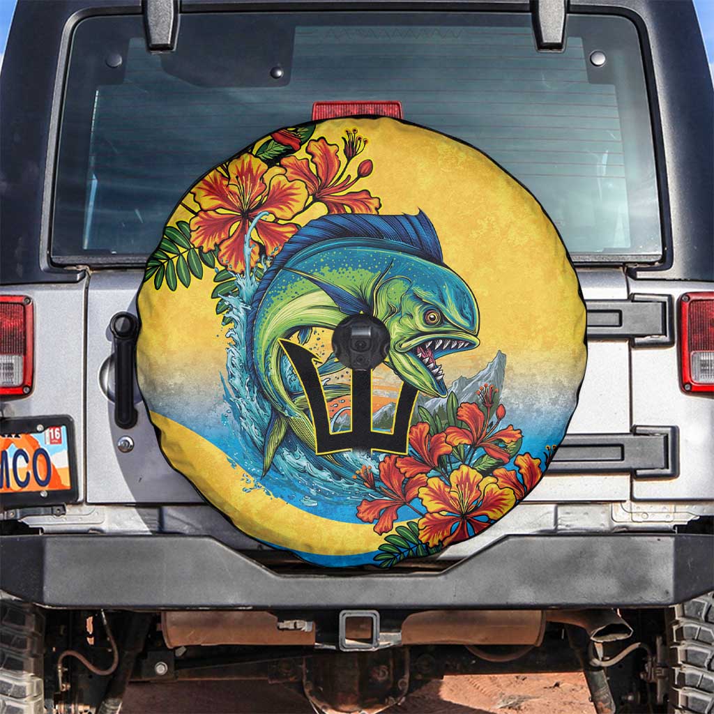 Barbados Mahi-mahi Trident Spare Tire Cover LT9