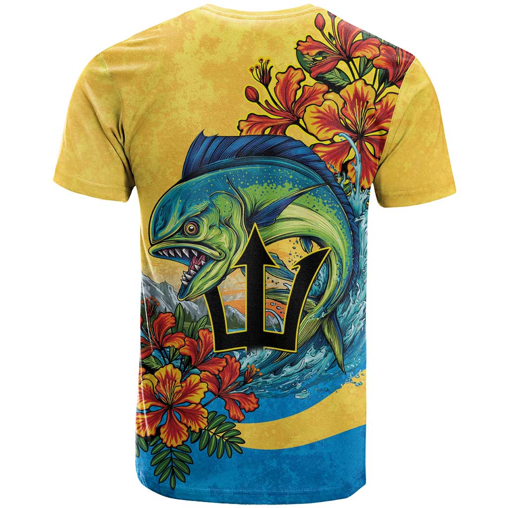 Black Barbadians Mahi-mahi Trident T shirt LT9