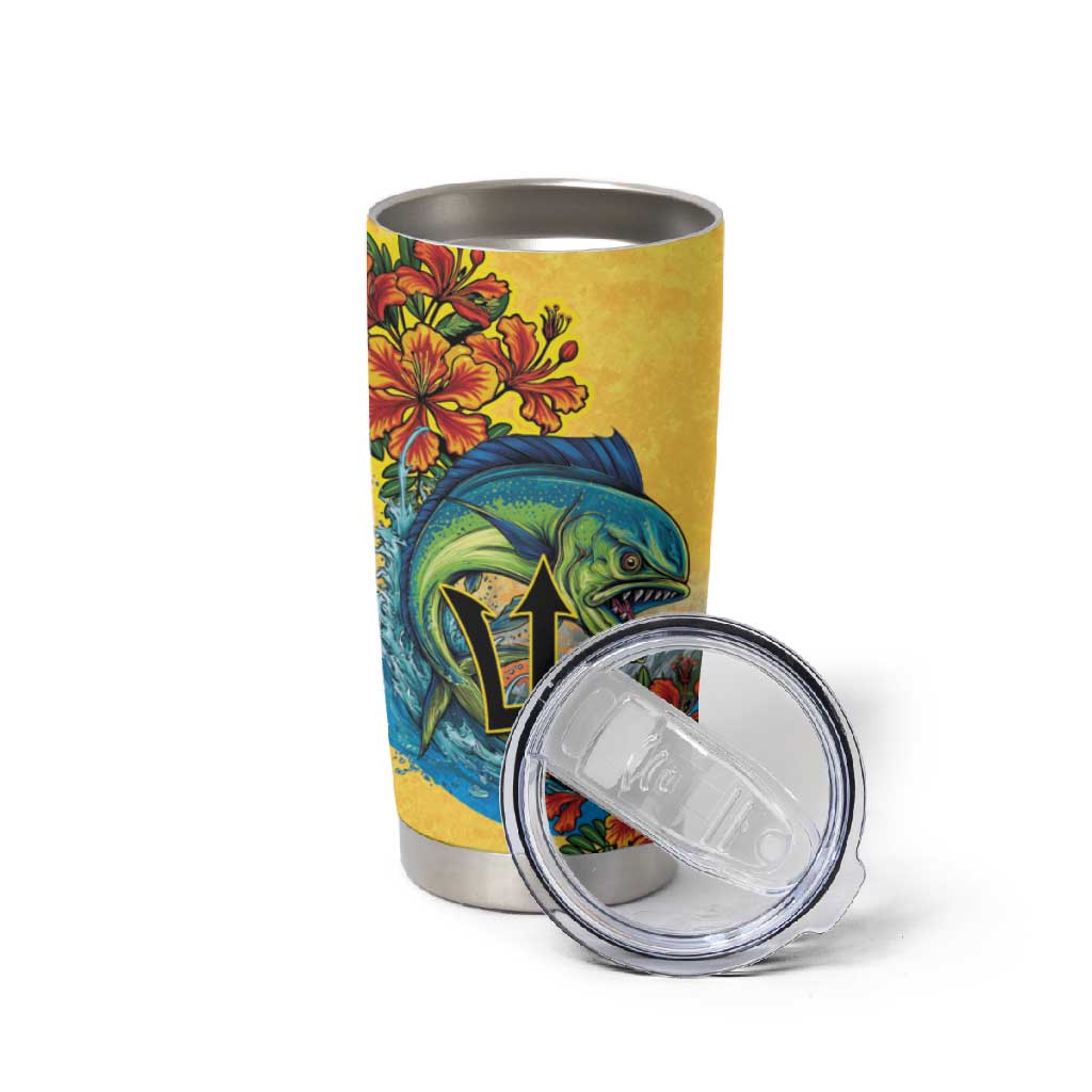 Black Barbadians Mahi-mahi Trident Tumbler Cup LT9