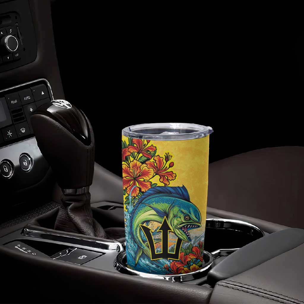 Black Barbadians Mahi-mahi Trident Tumbler Cup LT9
