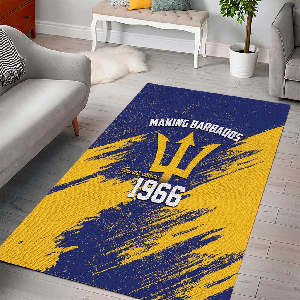Black Barbadians Pride Est 1966 Area Rug LT9