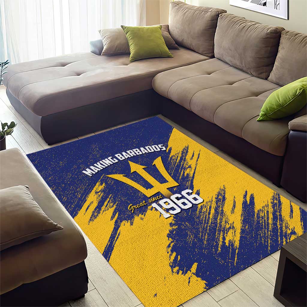 Black Barbadians Pride Est 1966 Area Rug LT9