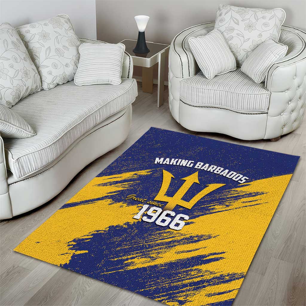 Black Barbadians Pride Est 1966 Area Rug LT9