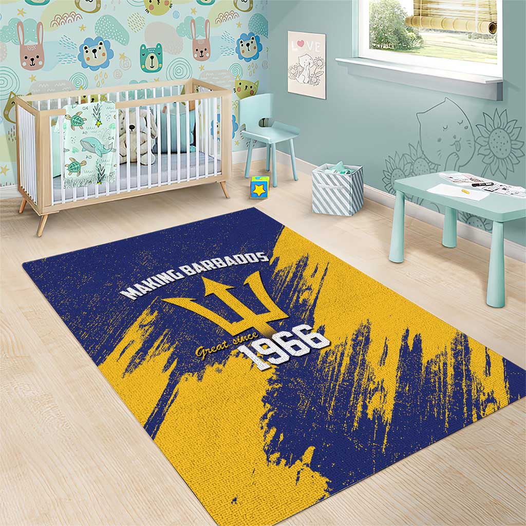 Black Barbadians Pride Est 1966 Area Rug LT9