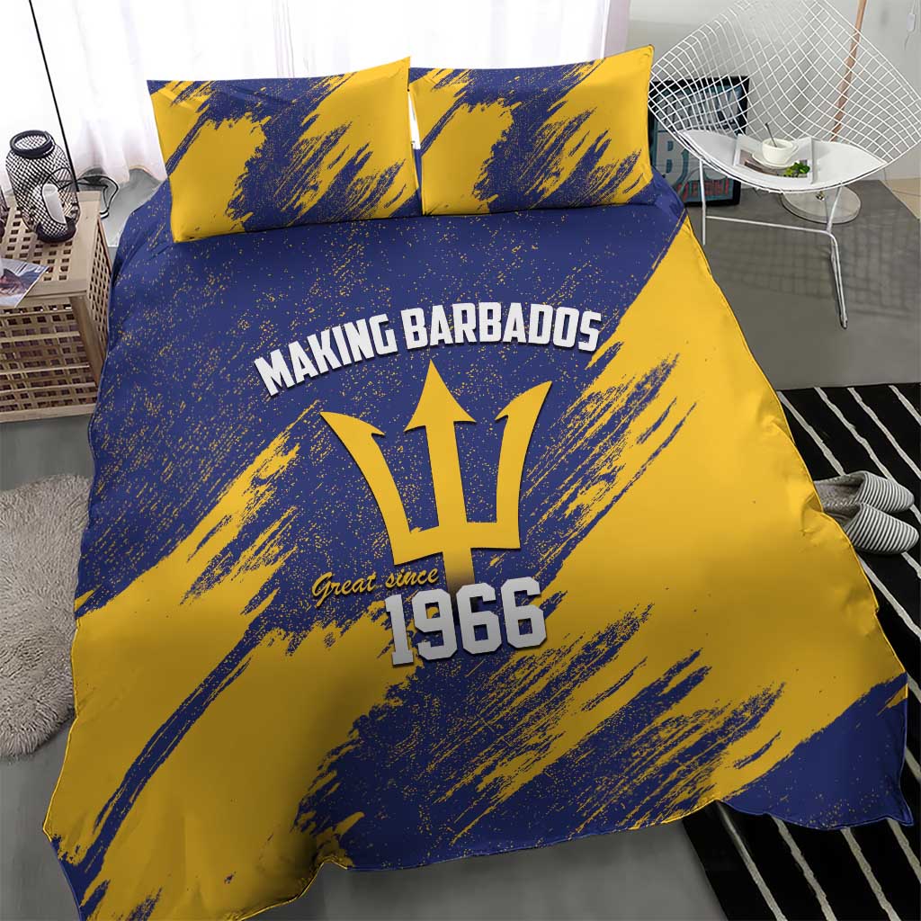 Black Barbadians Pride Est 1966 Bedding Set LT9