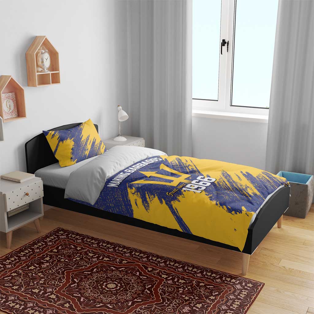 Black Barbadians Pride Est 1966 Bedding Set LT9