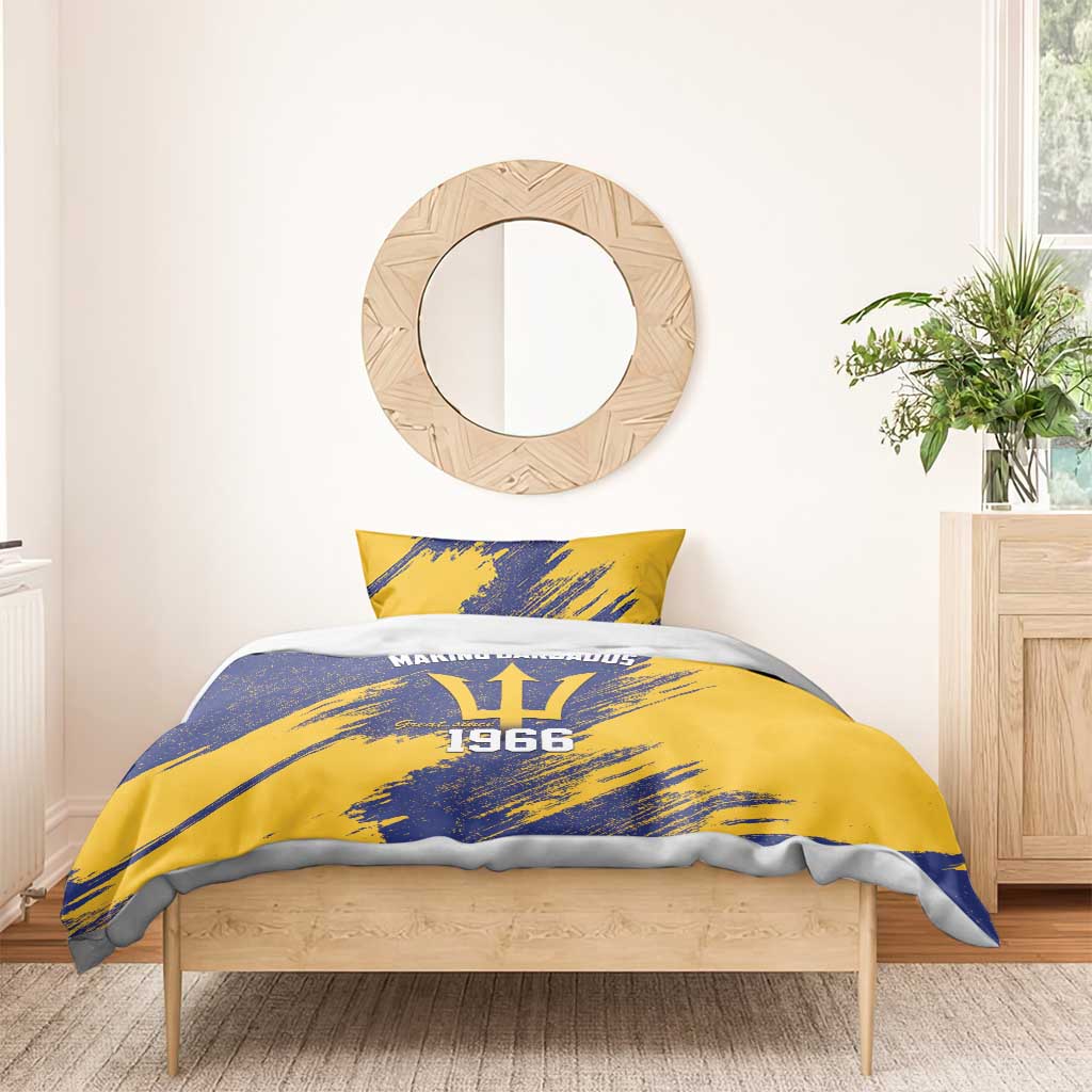 Black Barbadians Pride Est 1966 Bedding Set LT9