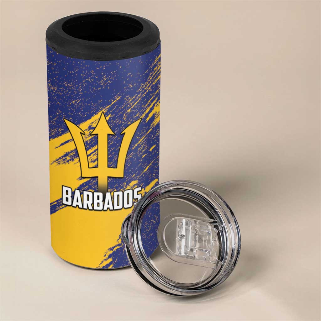 Black Barbadians Pride Est 1966 4 in 1 Can Cooler Tumbler LT9