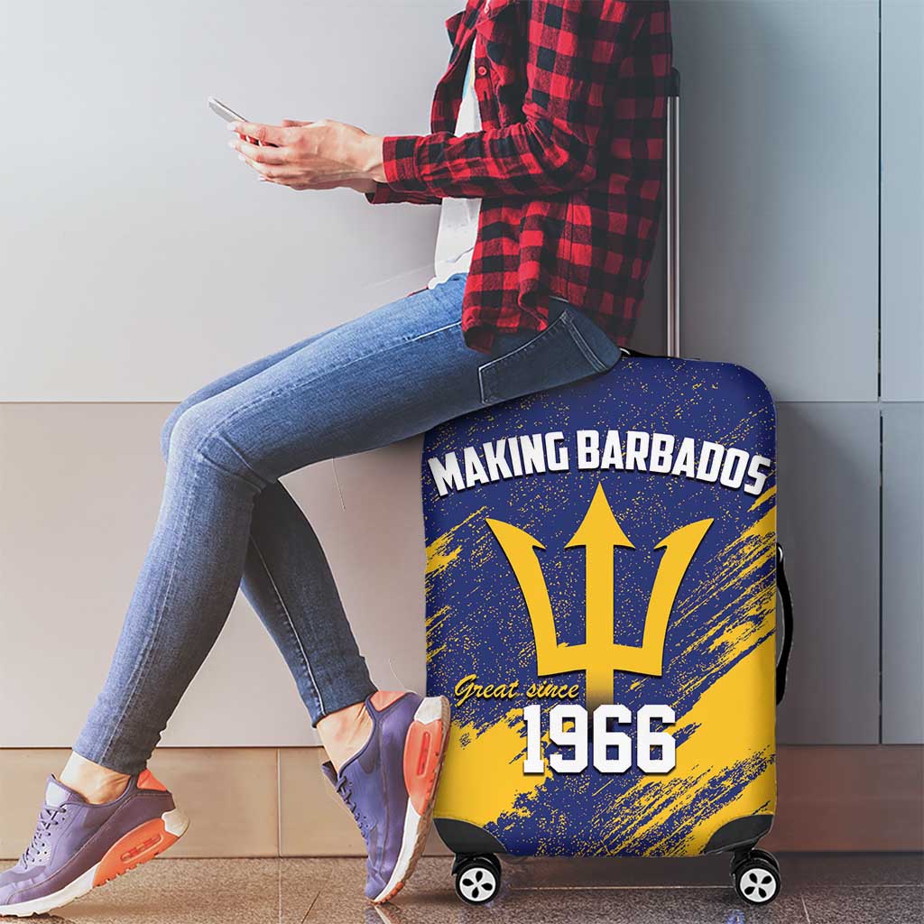 Barbados Pride Est 1966 Luggage Cover LT9