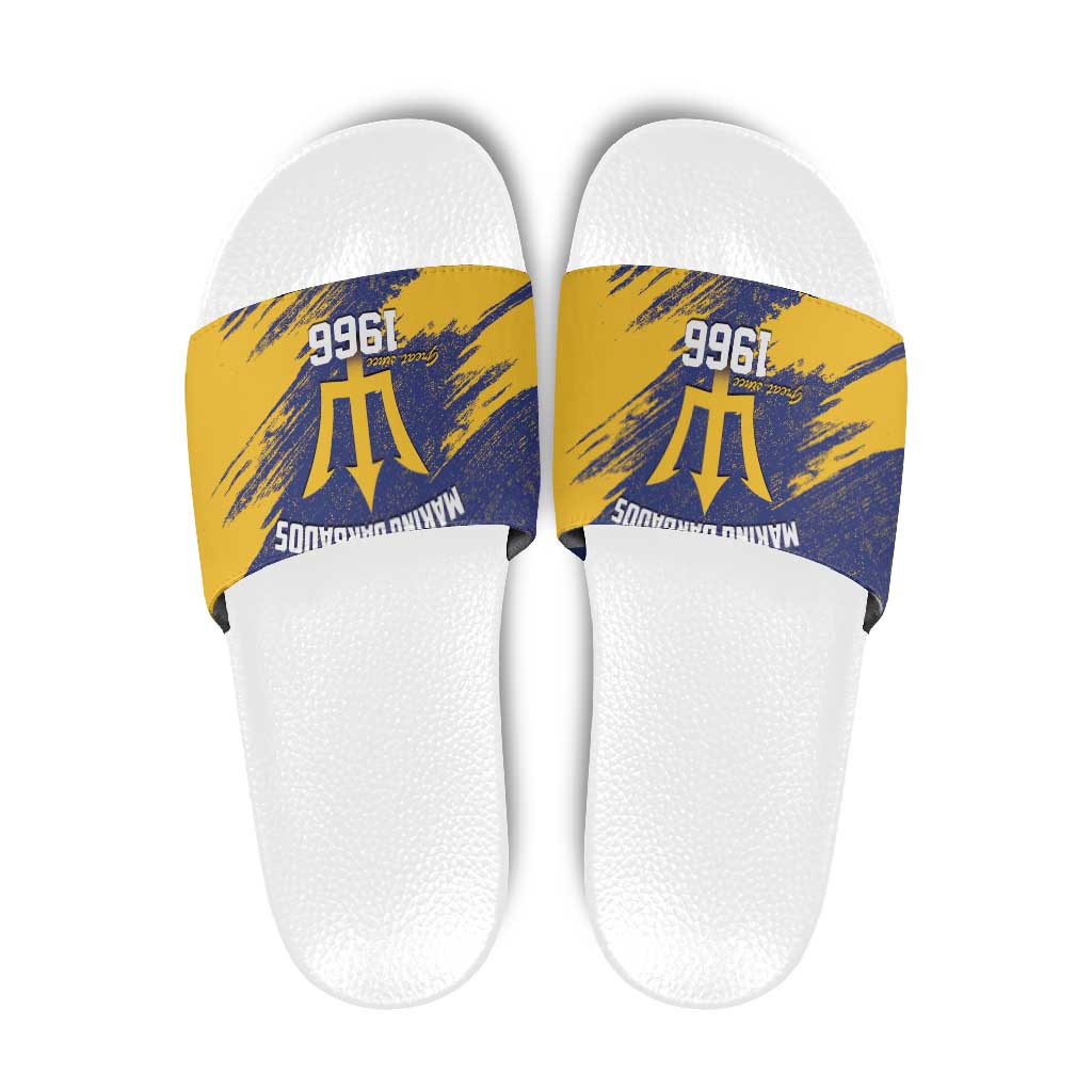 Barbados Pride Est 1966 Slide Sandals LT9