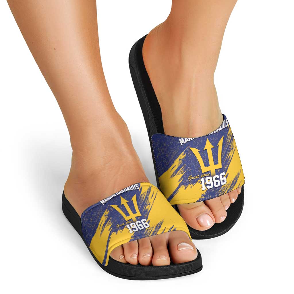 Barbados Pride Est 1966 Slide Sandals LT9