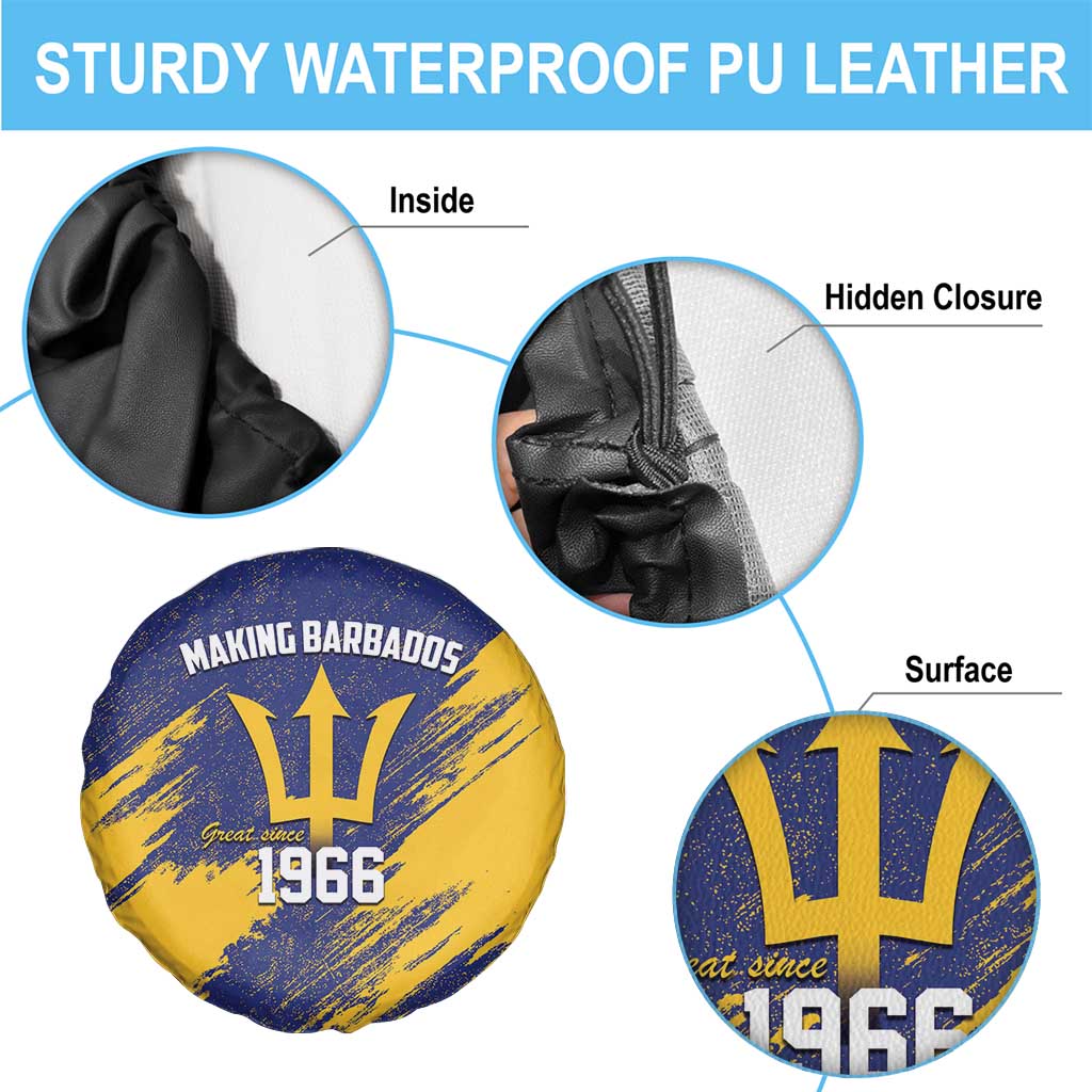 Barbados Pride Est 1966 Spare Tire Cover LT9