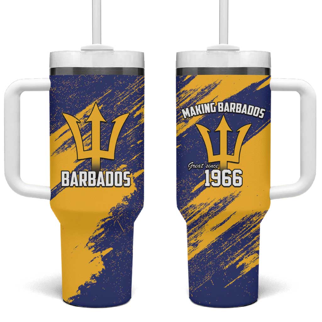 Black Barbadians Pride Est 1966 Tumbler With Handle LT9