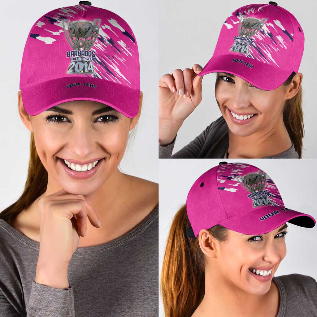 Caribbean Cricket Barbados Personalized Classic Cap Make It Three 2025 is Ours LT9