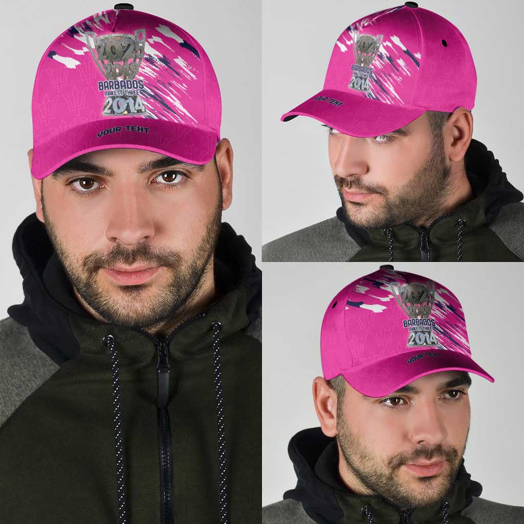 Caribbean Cricket Barbados Personalized Classic Cap Make It Three 2025 is Ours LT9