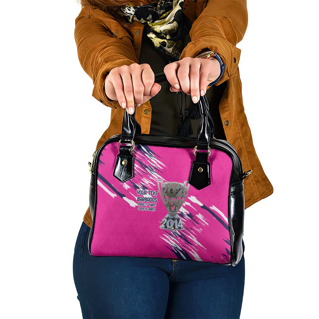 Caribbean Cricket Barbados Personalized Shoulder Handbag Make It Three 2025 is Ours LT9