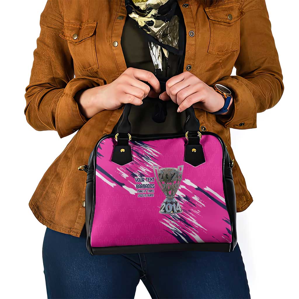 Caribbean Cricket Barbados Personalized Shoulder Handbag Make It Three 2025 is Ours LT9