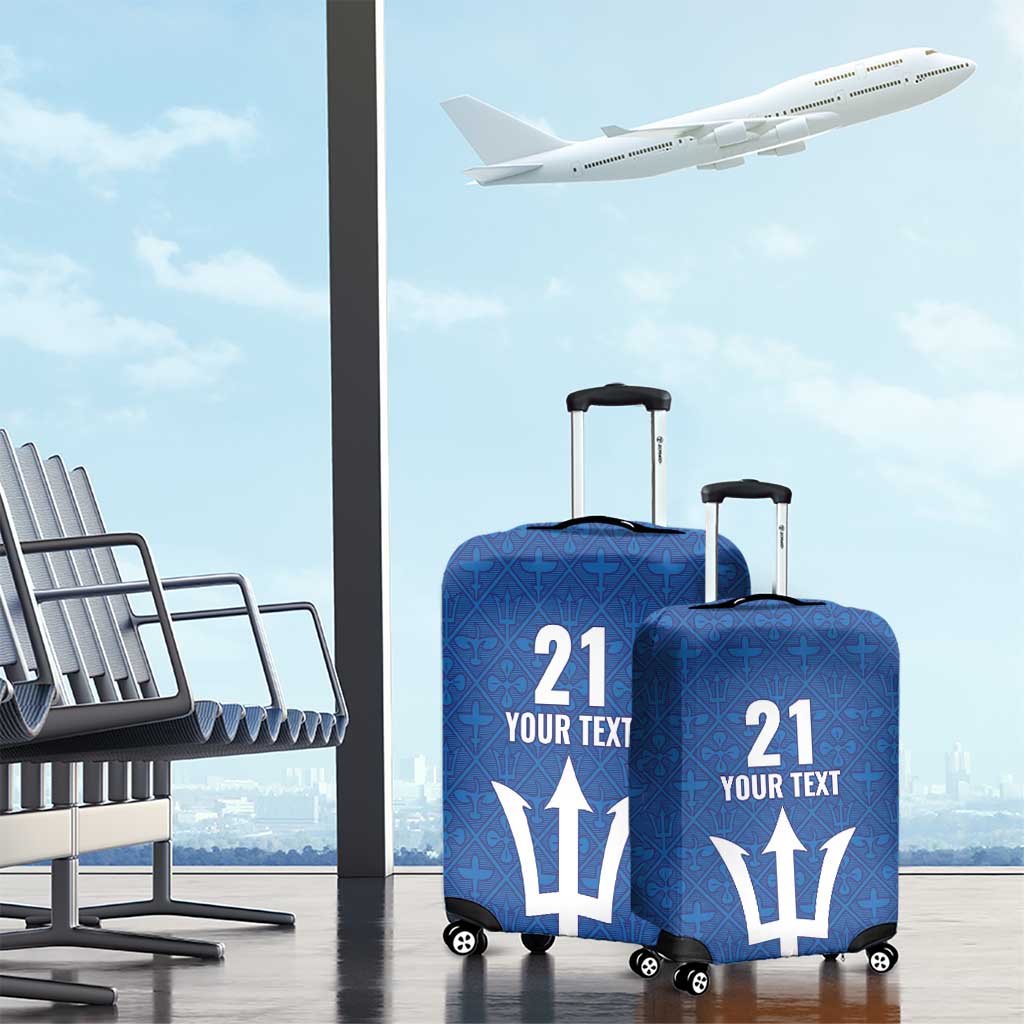 Caribbean Cricket Barbados Custom Luggage Cover Strike of the Tridents LT9