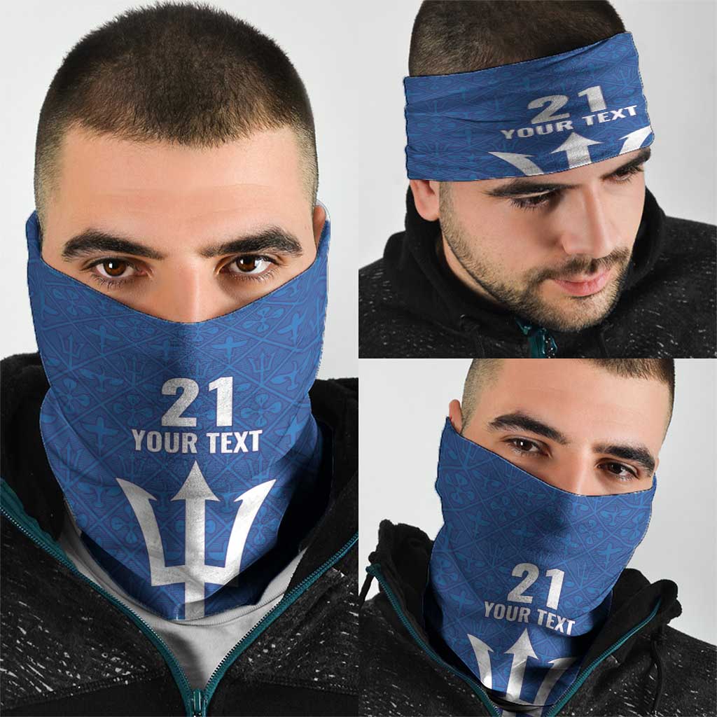 Caribbean Cricket Barbados Custom Neck Gaiter Strike of the Tridents LT9