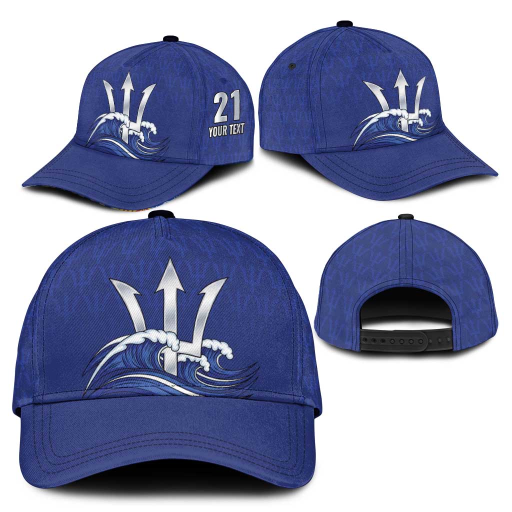 Caribbean Cricket Barbados Custom Classic Cap Trident Champions Wave LT9