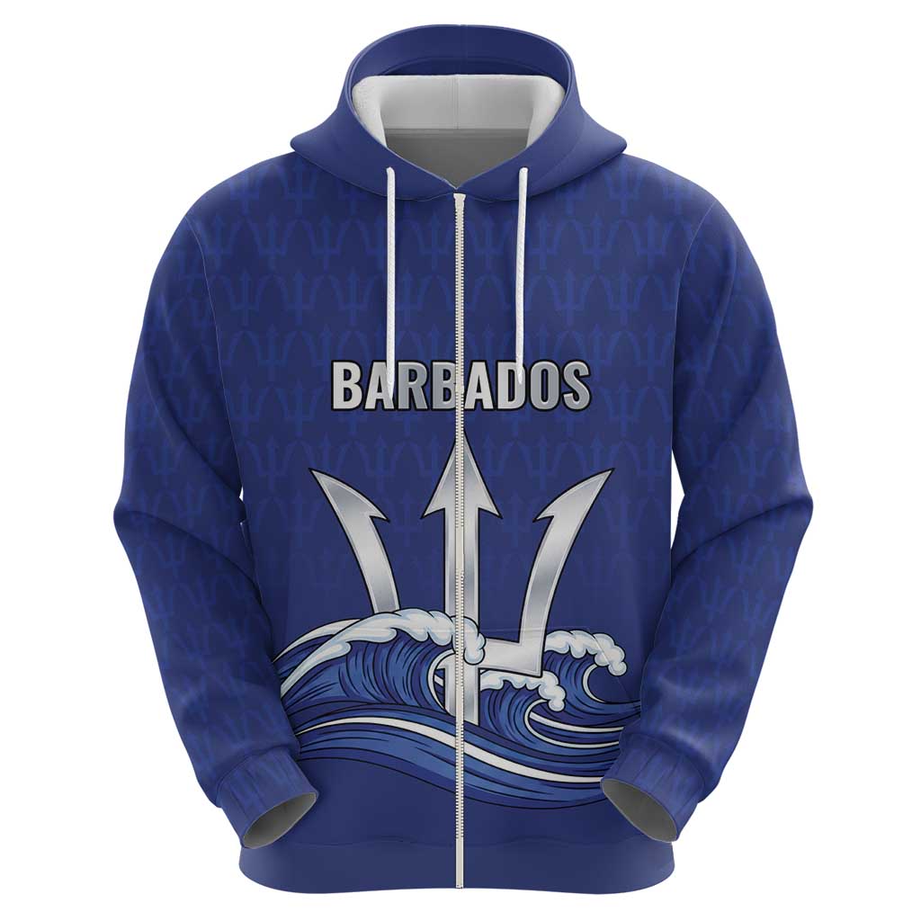 Caribbean Cricket Barbados Custom Hoodie Trident Champions Wave LT9