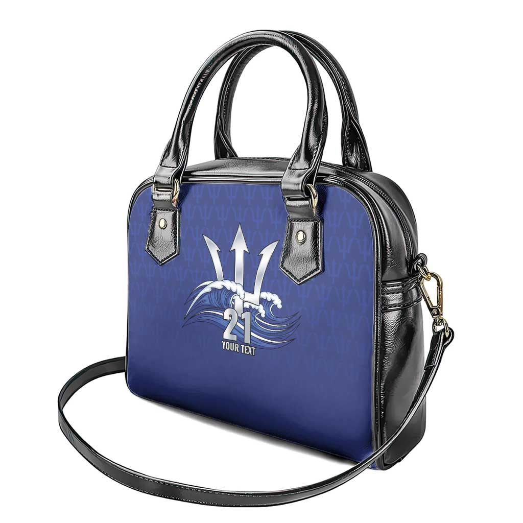 Caribbean Cricket Barbados Custom Shoulder Handbag Trident Champions Wave LT9