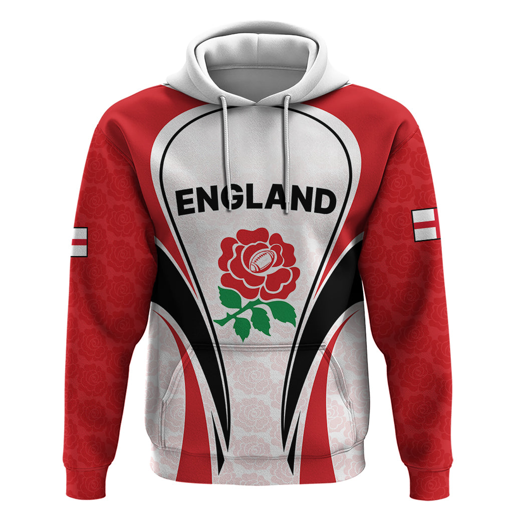 Custom England Rugby Hoodie Come On Red Rose Word Cup 2023 LT9