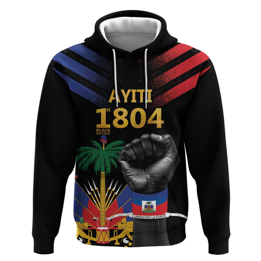 Haiti Independence Day Hoodie The First Black Republic Since 1804 LT9